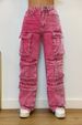 Women's Clothing Fashion Street Style Pocket Diamond Casual Jeans_ecoleips.com