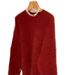 girl Whitening Christmas Red Mink Velvet Sweater Women's Autumn And Winter High-Quality Super Nice Knitted Shirt European_ecoleips.com
