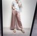 Birdsky, 1pc 100% Natural Mulberry Silk Women Loose Cuts Pants Capris Wide Leg Trousers Extra Size, High Waist. S-39_ecoleips.com