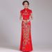 Elegant Chinese Qipao Dress Women's Fashion Long Cheongsam Retro Performance Costume Plus Size Modified Traditional Style_ecoleips.com
