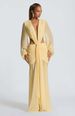 Women's Solid Color Chiffon Long Maxi Dress Long Mesh Sleeves Sexy Backless Hollow Out Fashion Party Dress_ecoleips.com