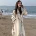 Women's Trench Coat, Spring And Autumn With A Nice Drape, New Model, Mid-length, Korean Style, Elegant, For Petite_ecoleips.com