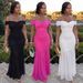 Women's Sexy Solid Color Mesh Strapless Bodycon Dress C7660 Markets_ecoleips.com