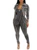 K Fashion Women's Vintage Jumpsuit Two-piece Casual Set._ecoleips.com