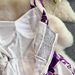 Blue And White Porcelain Print Strapless Suspender Dress V Neck European American Style with Bra Pads Slimming Waist Ruffled Hem_ecoleips.com