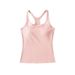 Women's Clothing Cup Integrated With Chest Pad Sports I Shaped Vest Hot Girl Sports Fitness Large Elastic Suspender Top_ecoleips.com