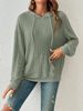 Soft Knit Hooded Sweater For Women - Cozy Oversized Pullover With Long Sleeves, Casual Elegance For Fall & Winter, Available In Multiple Colors_ecoleips.com