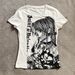 ropa De Mujer Y2k Anime Streetwear O-neck Text Print Tops Women Harajuku Clothes Vintage Crop Tee Aesthetic Casual T-shirt_ecoleips.com