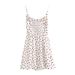 2024 Summer New Cross-Border Wholesale European And American Women's French Retro Floral Print Short Strap Dress_ecoleips.com