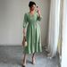 DiYun European American Casual Vacation Fashion Versatile Long Dress Women's Clothing 2025 Autumn And Winter_ecoleips.com