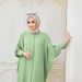 Verve Muslim Abaya Robe Fashion Batwing Sleeve Long Style_ecoleips.com