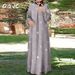 Women's Modest Abaya Dress Fashion Print Autumn New Clothing_ecoleips.com