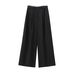 Women's Clothing Autumn And Winter New Fashion Casual Suits Slim V Neck Sleeveless Vest Vest Versatile Double Pleated High Waist Wide Leg Pants_ecoleips.com