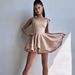 Women's Clothing Solid Color Corset Sexy Puffy Dress Summer_ecoleips.com