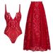 Women's One Piece Swimsuit Deep V Neck Push up Backless Long Overdress European American Style Factory Made Cross Border New_ecoleips.com