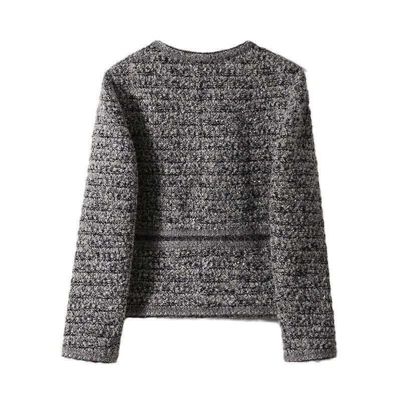 Heavy-knit Jacket, Short Tweed Coat, Gentle Spring Women's New Top With A High-end Feel_ecoleips.com
