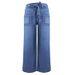 Aria Basics Elegant Versatile Wide-leg Pants A Drapey Feel, Non-stretch, With Decorative Ties, Slimming And Artistic Denim Trousers_ecoleips.com