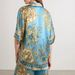 Vintage Floral Print Satin Blouse & Pants Lounge Set – Elegant Two-Piece Outfit For Home & Casual Wear (S/M/L/XL)_ecoleips.com