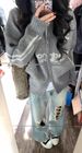 Baseball Lapel Sweater Cardigan Women's Coat Autumn New Loose Shirt_ecoleips.com