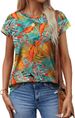 Alaroo Womens Summer Tops Short Sleeve Shirts Crew Neck Tshirt Cute Trendy Tunic Blouses (S-3XL)_ecoleips.com