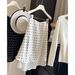 Women's High-Waisted Polka Dot Silky Acetate Midi Skirt Slimming A-Line Bodycon Hip Concealing Spring/Summer Fashion_ecoleips.com