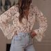Korean Style Women's Lace Shirt Hollow Casual Top European And American Cross Border Japanese Foreign Trade New 2025_ecoleips.com