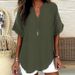 Spring 2026 Hot-Selling Fashion Carnival Print Popular Women's V-Neck Short-Sleeve T-Shirt For Cross-Borr European_ecoleips.com
