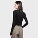 Women's Clothing High End Long Sleeved Tops Hot Girl Outer Wear T Shirt Women's Pullover Round Neck Bottoming Shirt Women's Clothing_ecoleips.com