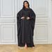 YLL04 Middle East Foreign Trade Abaya Muslim 2024 Summer New Street Fashion Elegant Long Robe Dress For Women_ecoleips.com