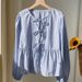 Women's Long Sleeve Striped Shirt Drawstring Top Versatile Easy To Match Autumn New Style_ecoleips.com