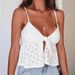 cross-border European American Style Sweet And Elegant Commuter Lace-up Backless Sexy Camisole Top_ecoleips.com
