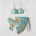 Women's Sexy Bikini Set With Sheer Cover-Up - Quick-Dry Swimwear For Beach & Pool - Adjustable Straps & Removable Padding - S/M/L/XL_ecoleips.com