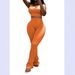 Yoga Flared Pants Women's Tummy Control Quick Drying Running Casual Tank Top Leggings Sports Set Style Hip Lifting_ecoleips.com