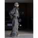 Aria Basics Louvre Spring New Fashionable Casual Striped Zipper Jacket Stand Collar Loose Slimming Coat For Women_ecoleips.com