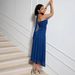 Halter Tie Back Mesh Formal Dress | Free Rhinestone Pin Stretch Bodycon Maxi For Wedding & Cocktail_ecoleips.com