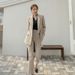 girl Girl 2022 Spring And Autumn New Trendy Women's Suit Set Elegant Korean Style Professional OL Interview Formal Waist-Cinching_ecoleips.com
