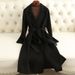 『Benefis』Double-Sided Wool Cashmere Coa For Women, Long Hepburn Syle, Slim Fi, Fashionable And High-End Woolen_ecoleips.com
