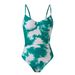 Women's Clothing Tie Dye One Piece Swimsuit With Straps Sexy Vacation Swimwear Set Regular Fit Summer_ecoleips.com