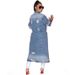 K Fashionable Loose Ripped Denim Long Jacket_ecoleips.com