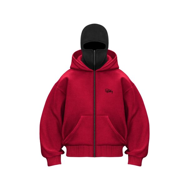 Women's Clothing Autumn And Winter New Men's And Women's Sweatshirts Personality Street Style Double Hooded Unique Design Hooded Cardigan Jacket_ecoleips.com