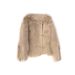 Xiaoxiangfeng Fox Fur Jacket Three-button Fashionable Fluffy Top_ecoleips.com