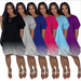 2024 European And American Cross-border New Product, Oversized Women's Clothing, New Casual Gradient Dress_ecoleips.com