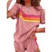 Spring Summer Loungewear Set For Women Casual Fashionable Simple Style Bestseller_ecoleips.com