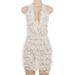 INS European And American Women' Fahion 2025 Autumn New Sexy Hot Halter Neck Tie V-neck Backle Slim Fit Bodycon_ecoleips.com