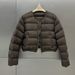 "Korean-Style Short Padded Jacket For Women – Slim-Fit Lightweight Coat With Round Neck (Multiple Colors, S-XL)"_ecoleips.com