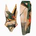 One Piece Set Bikini Conservative Belly Covering Beach Chiffon Wrapped Skirt Hot Spring Swimsuit_ecoleips.com