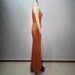 Women's Clothing New Suspender U Neck High Waist Beaded Orange Sexy Sequin Fishtail Party Dress_ecoleips.com