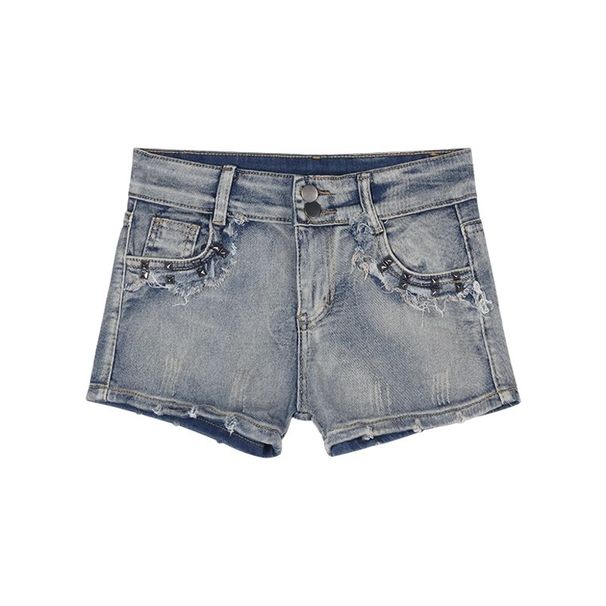 American Style Spicy Girl Low Waist Jeans Women 2024 New Tight Bodycon Hot Blue Frayed Straight Pants Leg-Lengthening_ecoleips.com
