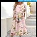 Women's Mid-Waist Summer Casual Round Neck Printed Flared Dress_ecoleips.com