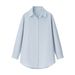 Women's Clothing Effortless Elegance: Loose Lapel Shirt & Wide-Leg Trousers Set – Bluish (S/M/L)_ecoleips.com